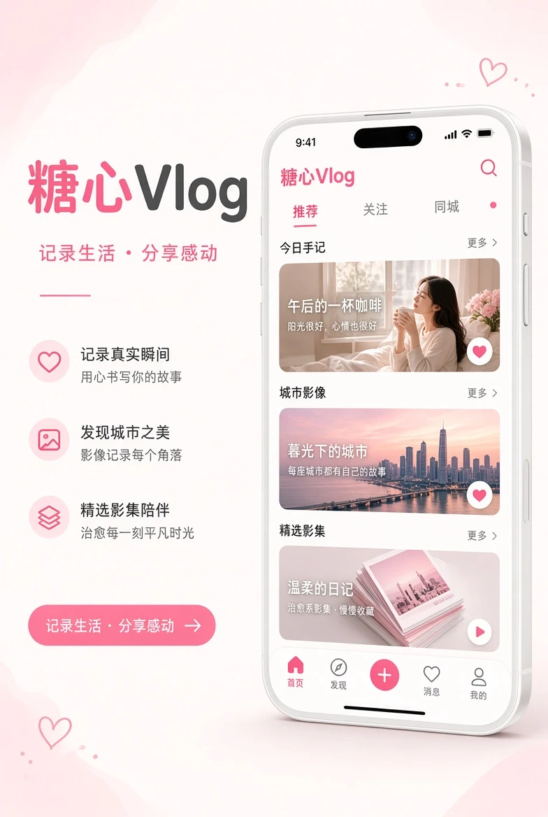 糖心Vlog移动端阅读原创插画